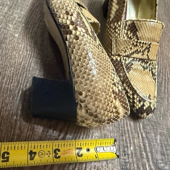 Walter Hagen 7.5 Croc GUC/EUC Brown Loafers - Picture 14 of 15